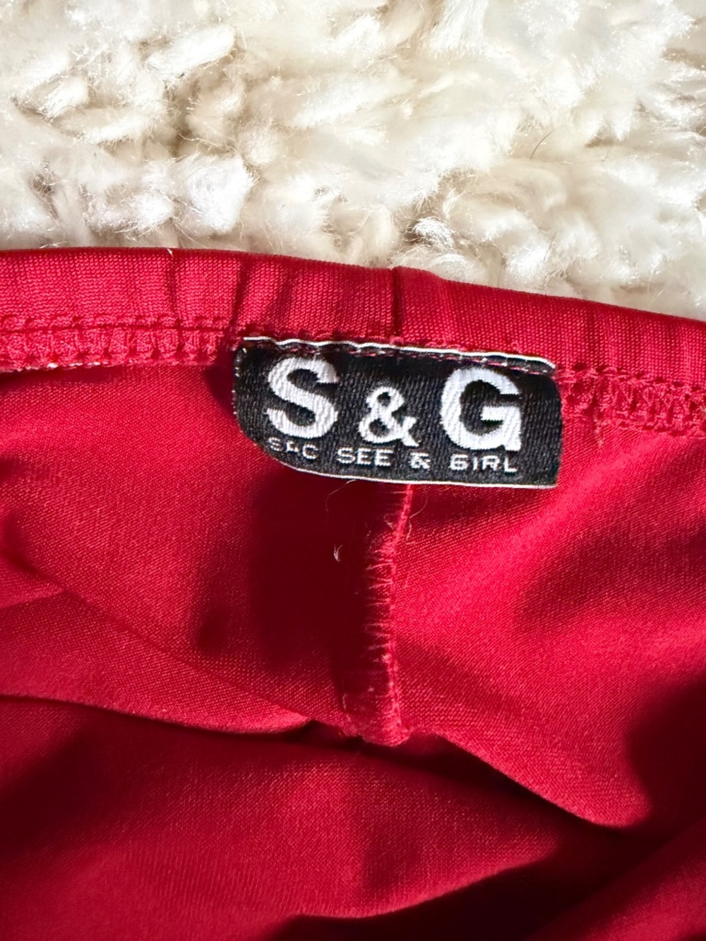 Streamlined S&G Apparel Inc. Vibrant Red Pencil business, casual, professional m - Picture 7 of 7